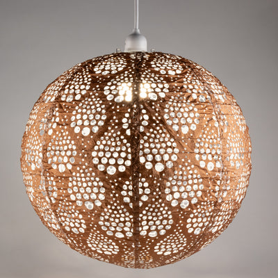 Soji Stella Nova Dewdrop Copper - 18" Indoor / Outdoor Pendant Lamp (120V)
