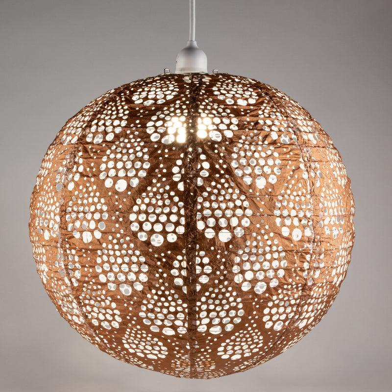 Soji Stella Nova Dewdrop Copper - 18" Indoor / Outdoor Pendant Lamp (120V)