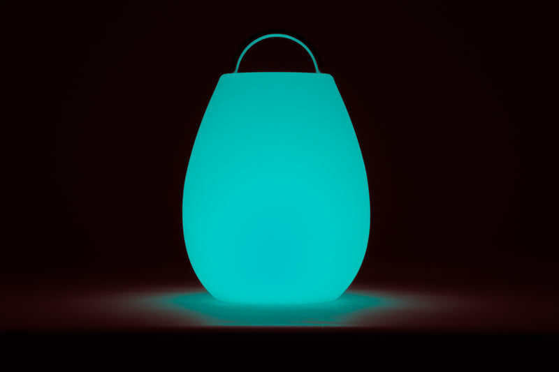 Nomad lantern glowing blue