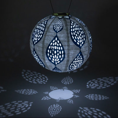 Soji Stella Printed Solar Lantern light patterns
