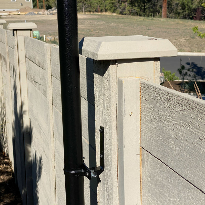 String Light Pole Stand With Brackets - Hang String Lights above Fence or Rail