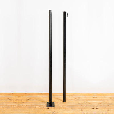 String Light Pole Stand with Mounting Plate - Hang string lights or privacy screening