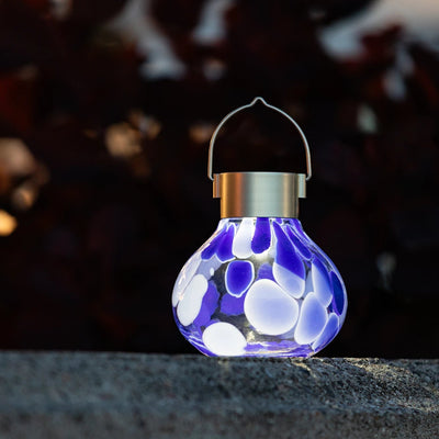 Solar Tea Lanterns 5" Handblown Glass