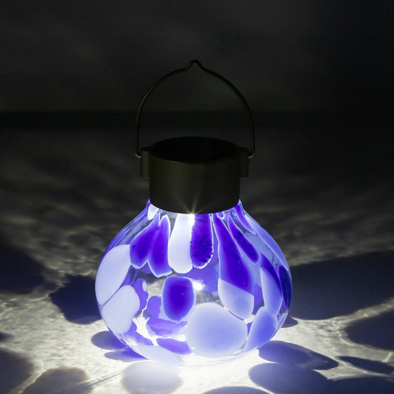 Solar Tea Lanterns 5" Handblown Glass
