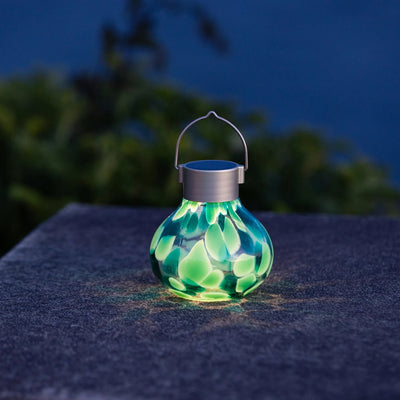 Solar Tea Lanterns 5" Handblown Glass