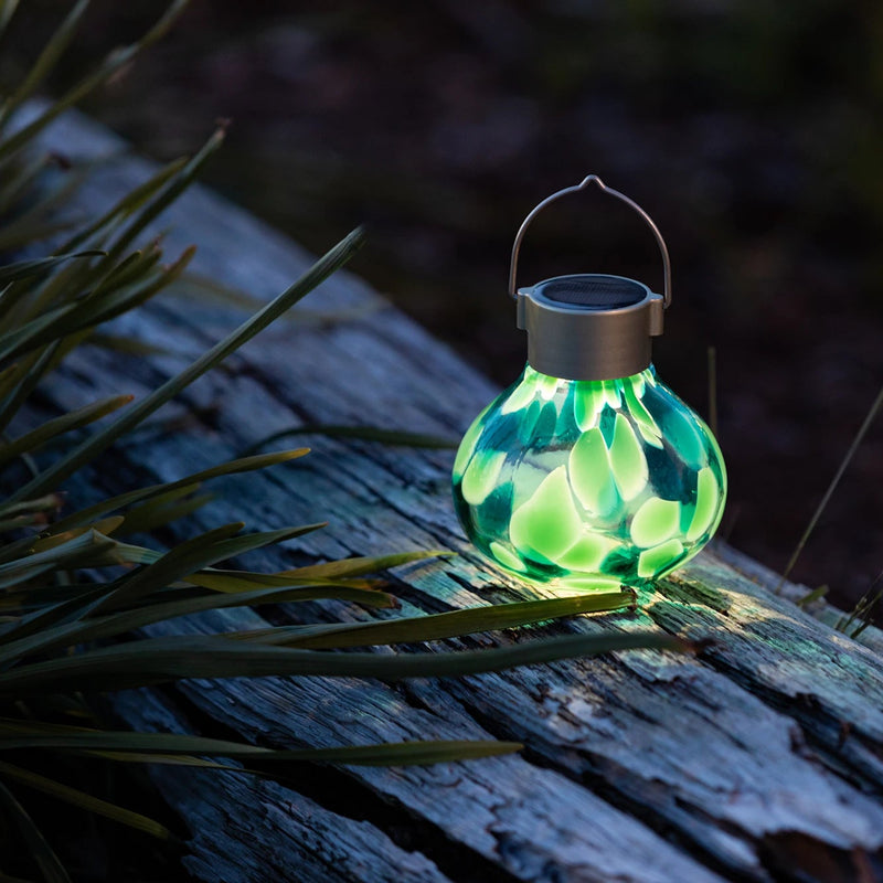 Solar Tea Lanterns 5" Handblown Glass
