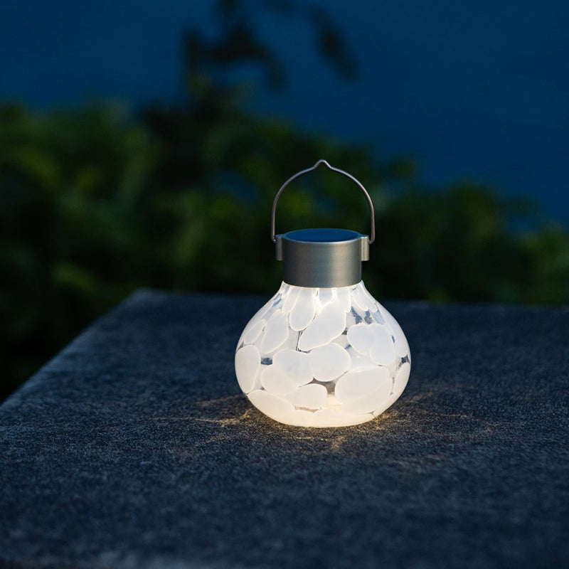 Solar Tea Lanterns 5" Handblown Glass