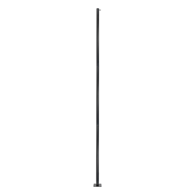 String Light Pole Stand with Mounting Plate - Hang string lights or privacy screening