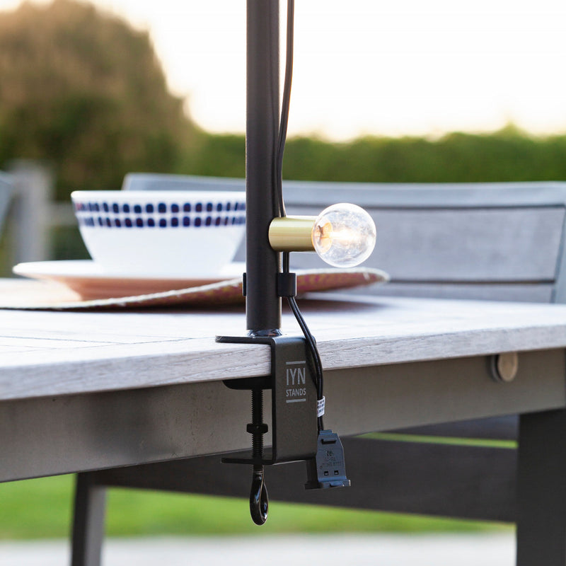 String Life Table Rack Indoor-Outdoor Table Frame for String Lights and Décor – Allsop Home ...