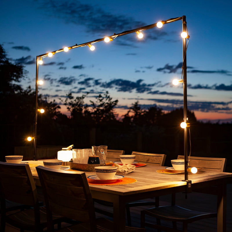 String Life Table Rack Indoor-Outdoor Table Frame for String Lights and Décor – Allsop Home ...