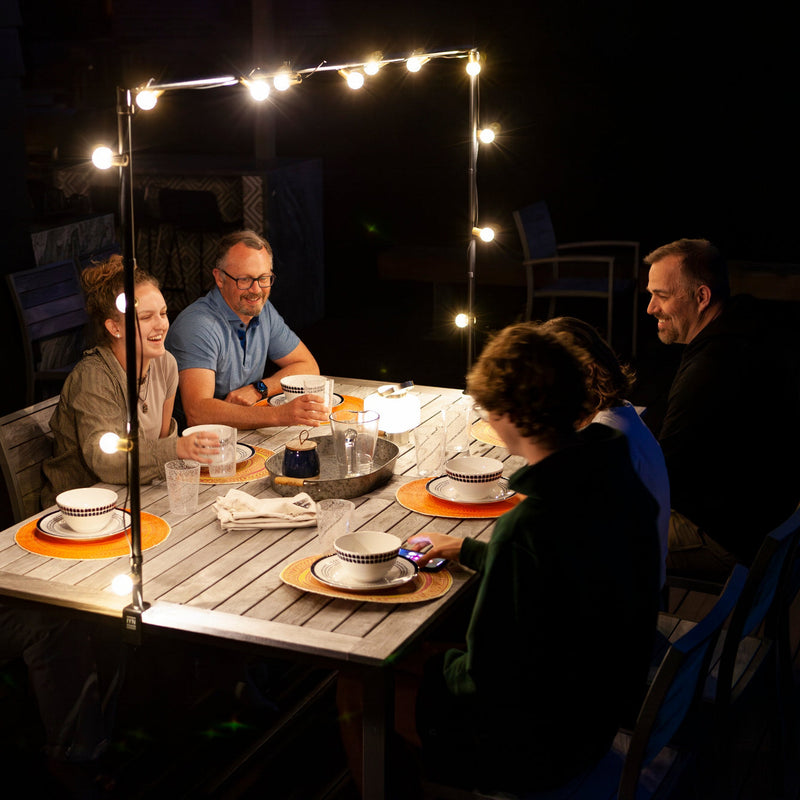 String Table Lights Indoor-Outdoor Table Frame for String Lights and Décor – Allsop Home ...