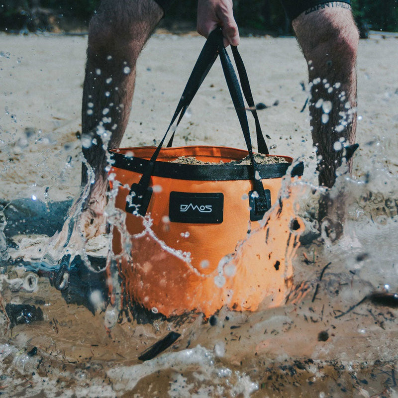 The Ruck Bucket - Durable Foldable Garden and Beach Tote