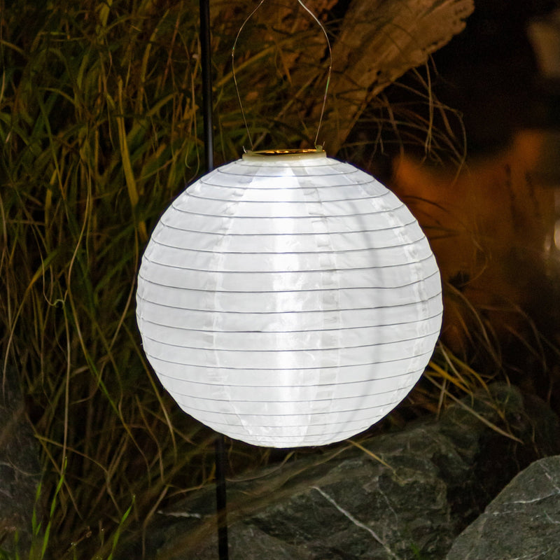 Soji Solar Lantern Top Housing Replacement - White w/ WHITE LED