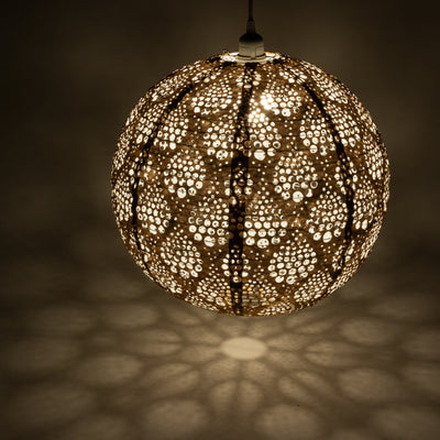 Soji Stella Nova Dewdrop Bronze - 18" Indoor / Outdoor Pendant Lamp (120V)