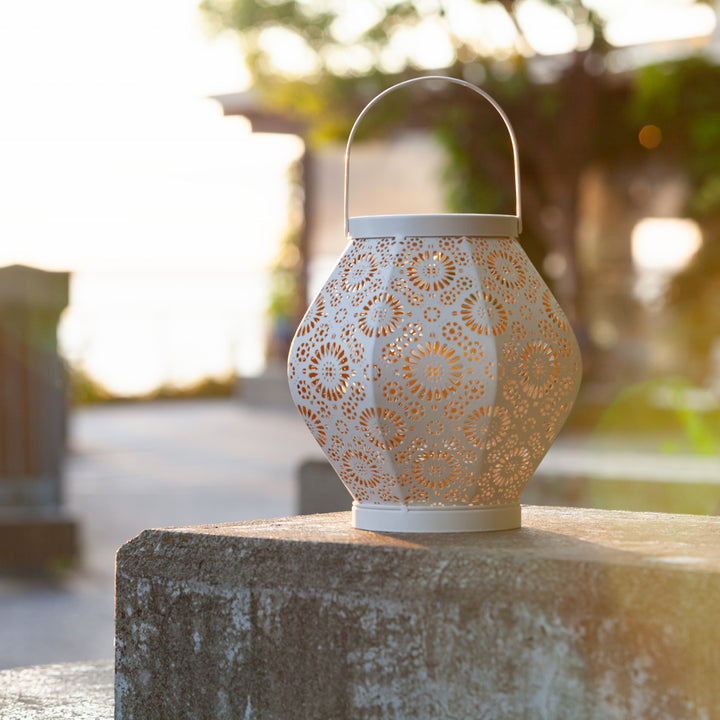 Daisy Punched Metal Solar Lantern – Allsop Home & Garden