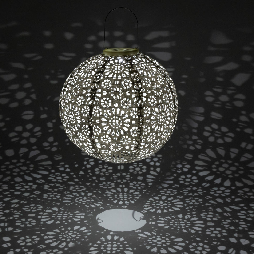Stella Luxe Globe Chantilly Lace Porcelain LED Lantern