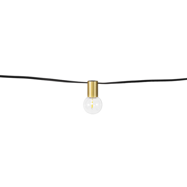 25' LED G40 Bistro String Lights - 25 Bulbs - Gold – Allsop