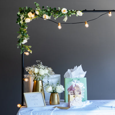 Indoor-Outdoor Table Frame for String Lights and Décor