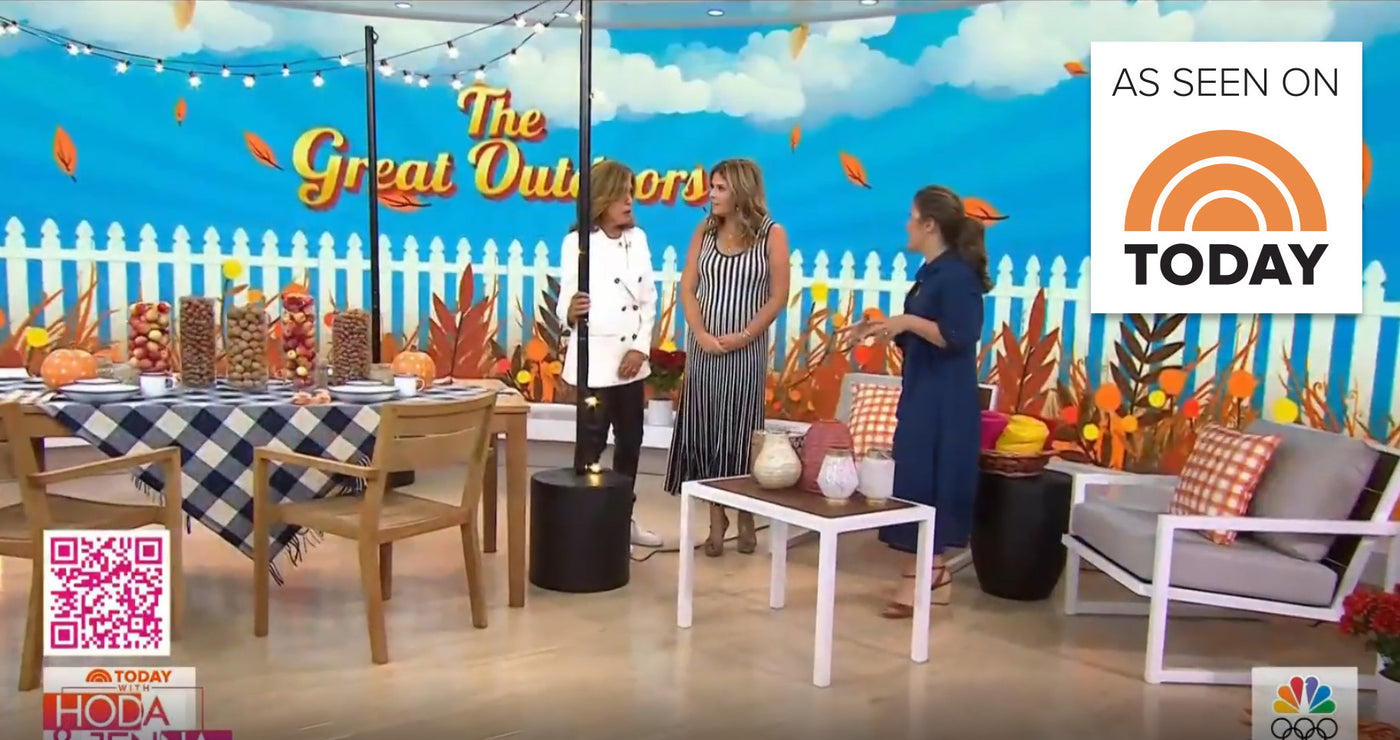 Video screenshot of the Today Show featuring Allsop Home & Garden products.