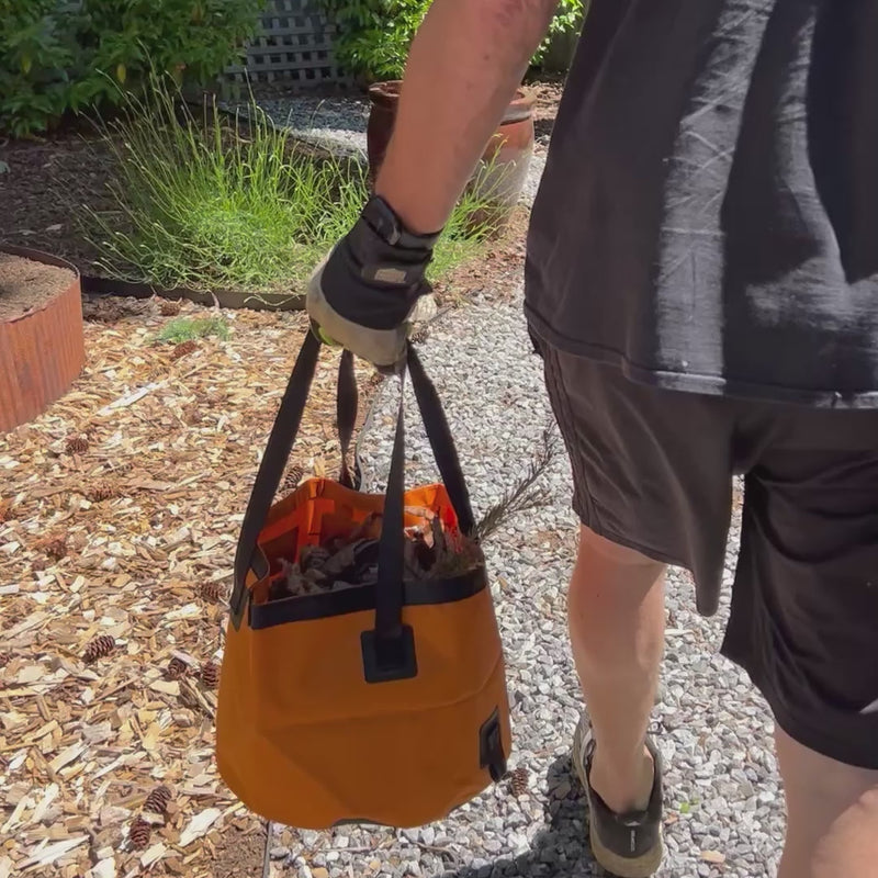 The Ruck Bucket - Durable Foldable Garden and Beach Tote