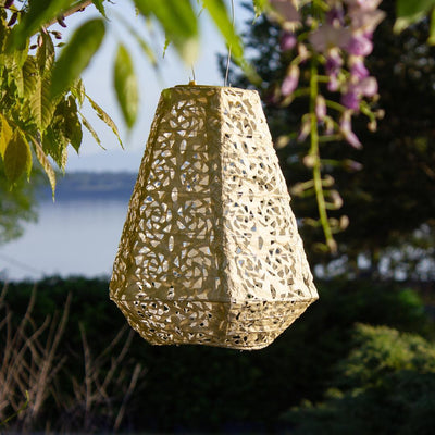 Soji Stella Tyvek Solar Lantern in tree