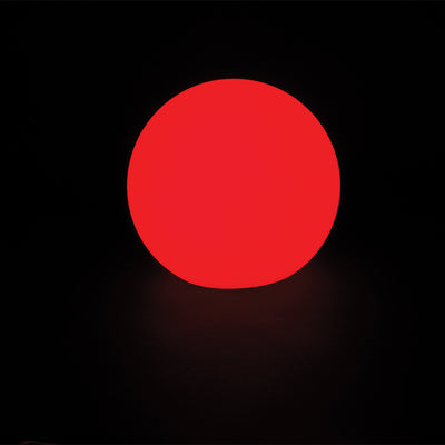 Haverst Moon Lantern at night glowing red