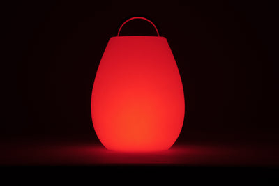 Nomad lantern glowing red