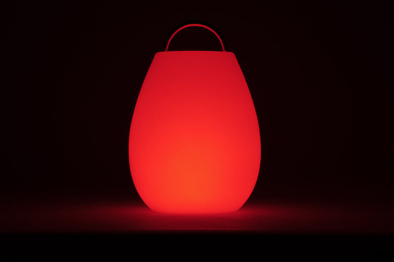 Nomad lantern glowing red