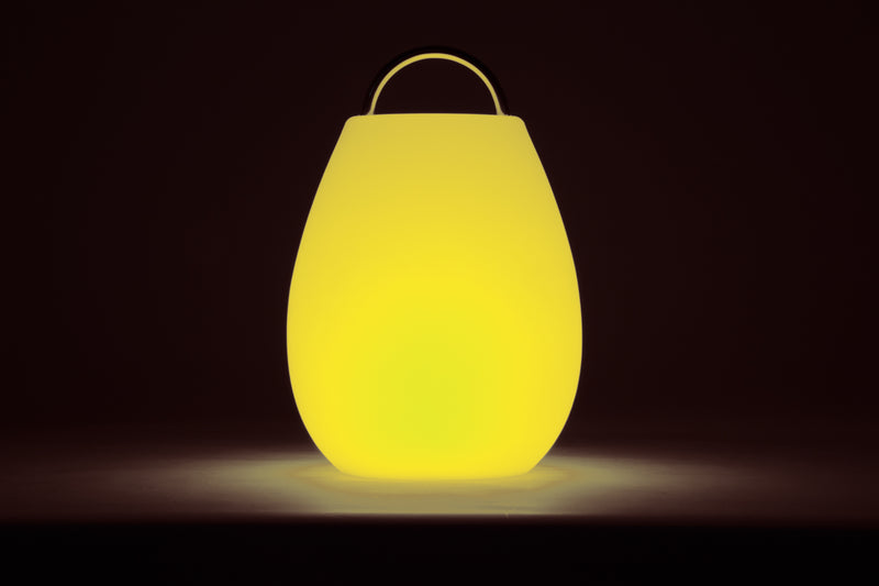 Nomad lantern glowing yellow