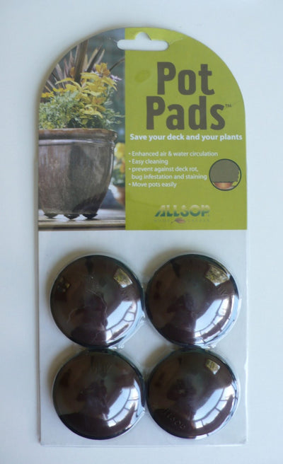 Pot pads in packaging