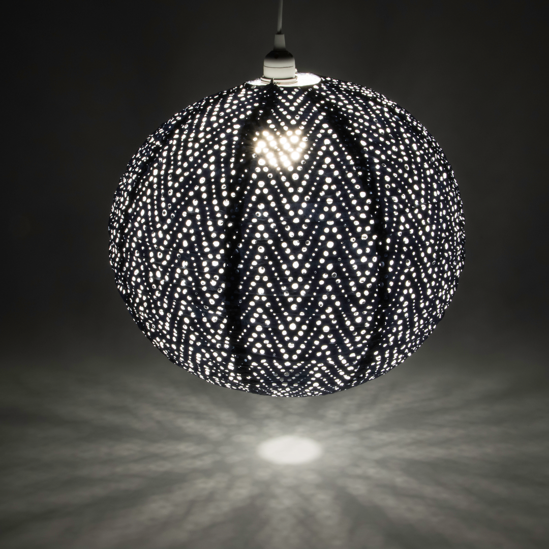 Soji Stella Nova Chevron Metallic Blue - 18