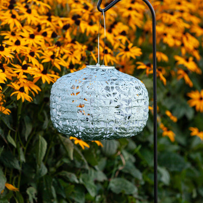 Soji Stella - Square Sunflower - 11" Solar Lantern